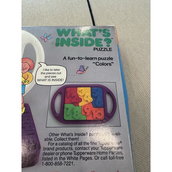 Tubbertoys What Inside Puzzle Vintage 1989 Made In The USA - Picture 8 of 12